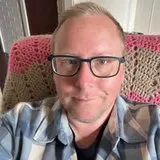Confident man in his forties